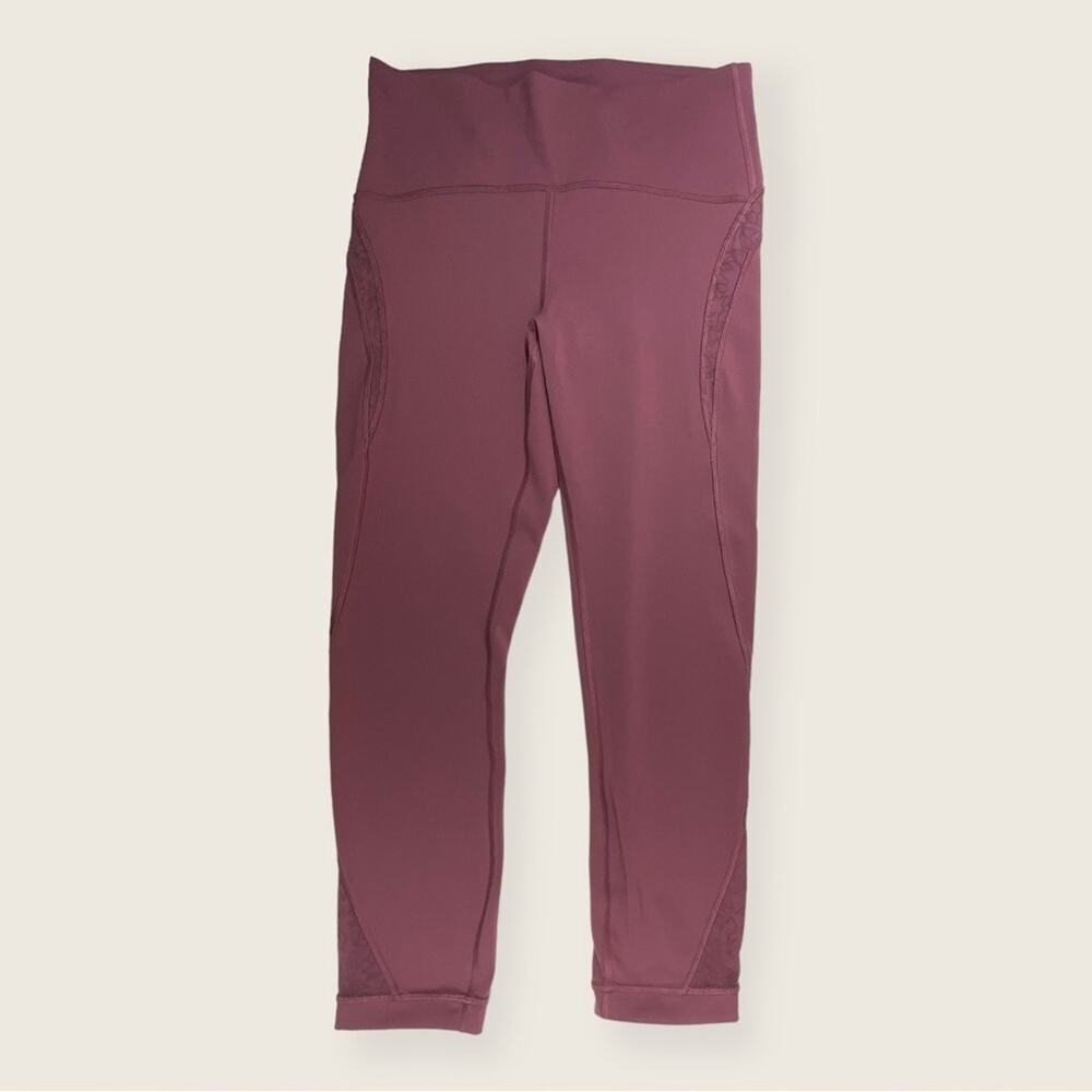 EUC | Lululemon | Capri Leggings | Mauve | Size 8
